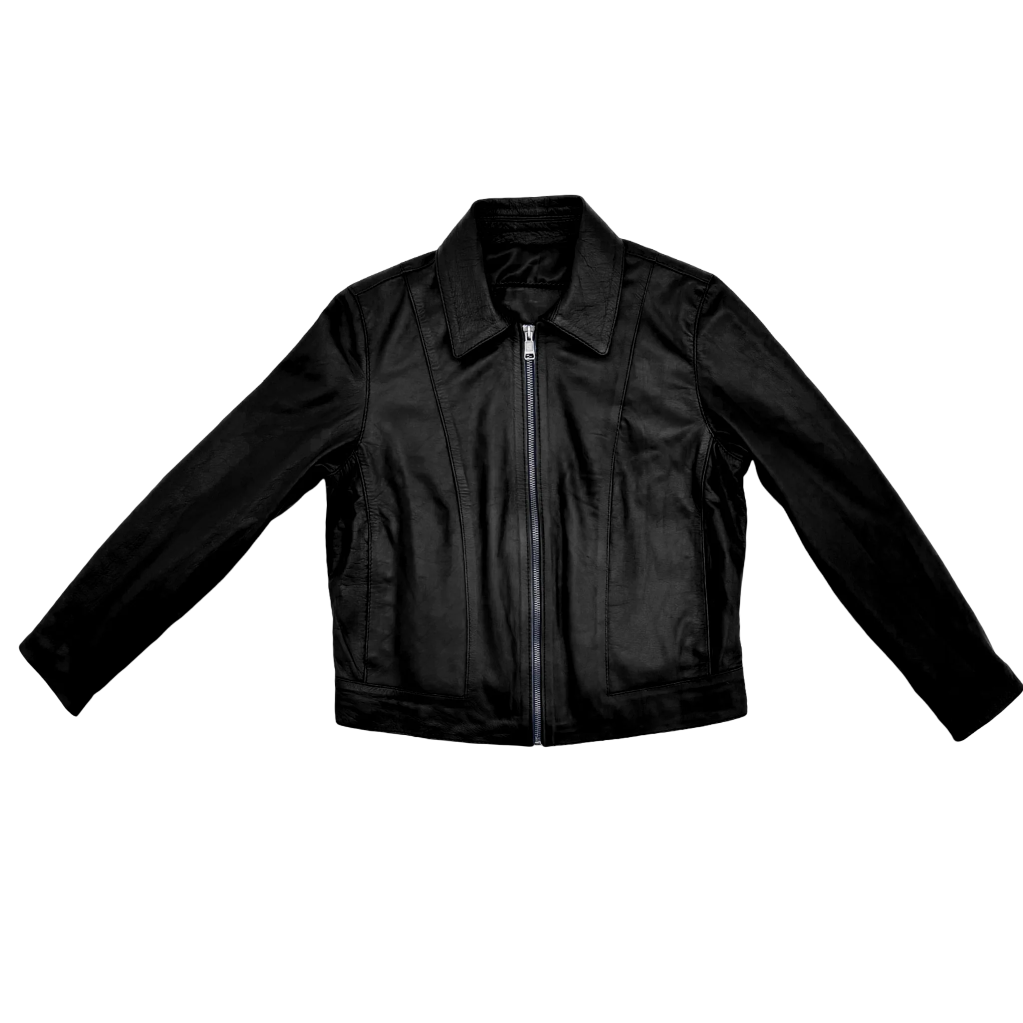 CHAQUETA MUJER BIKER MINIMAL CUERO | MARÓC 1986