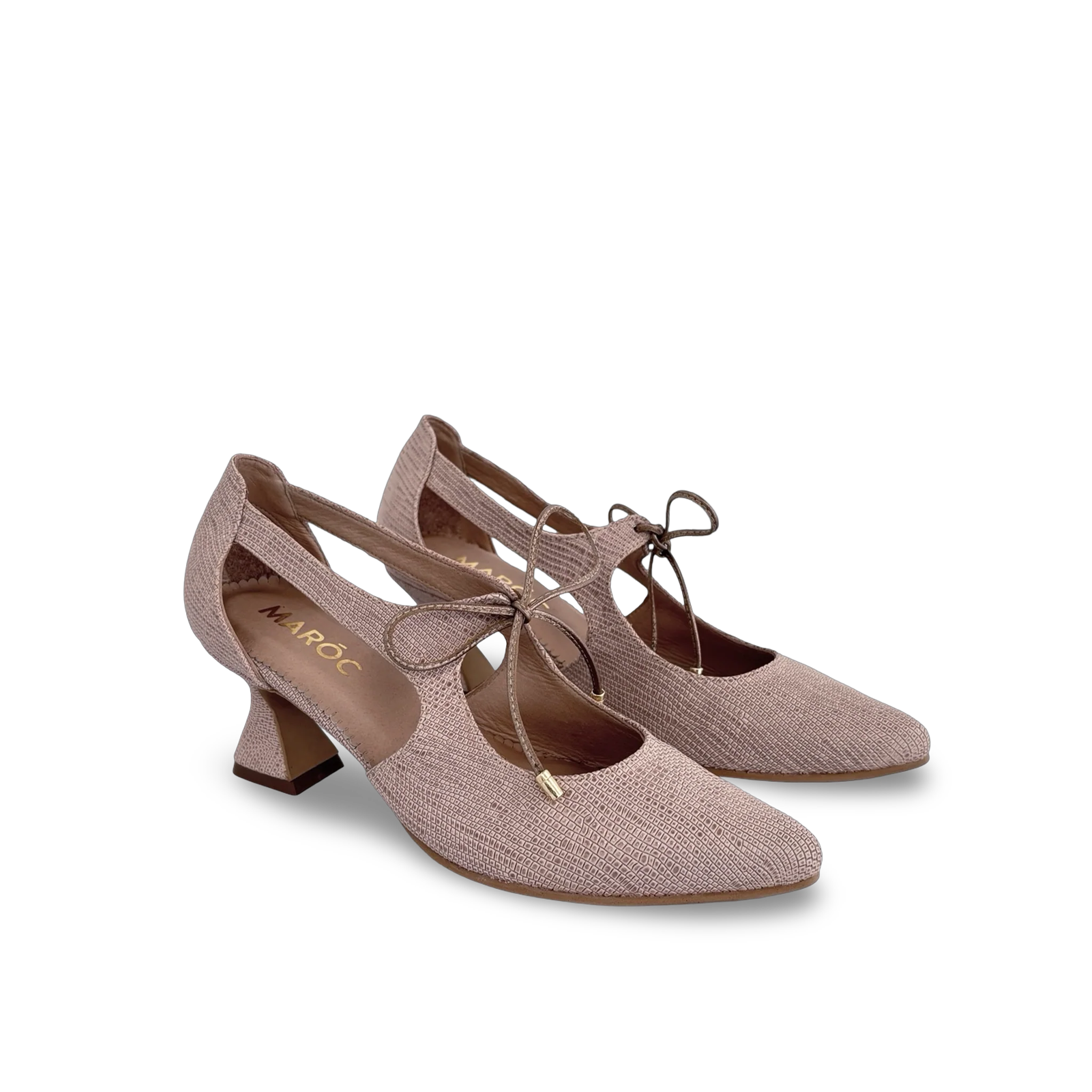 TACÓN MUJER ELEGANTE ATEMPORAL CUERO | MARÓC 1986 - Image 2