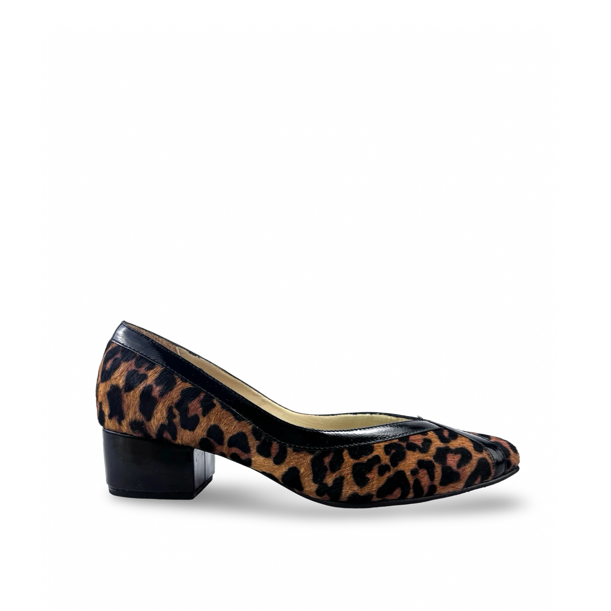 TACÓN MUJER TIPO STILETTO ANIMAL PRINT CUERO | MARÓC 1986